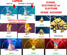 Ponyta Rapidash Elekid