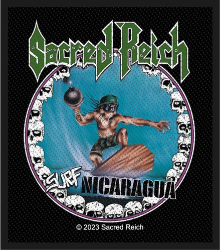 Sacred reich patch aufnäher - patch, #