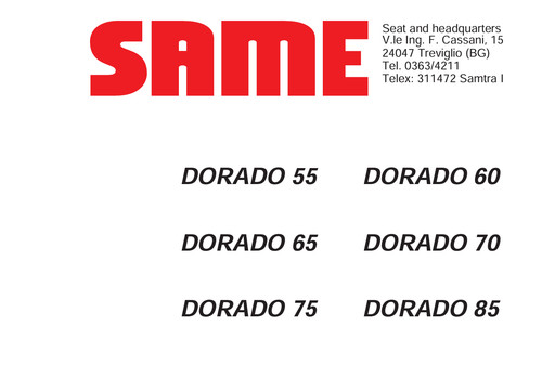 Trattore same dorado 65 - 60,