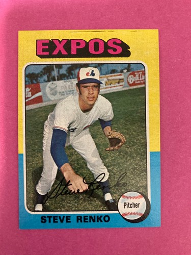 1975 topps mini steve renko - mini, 34