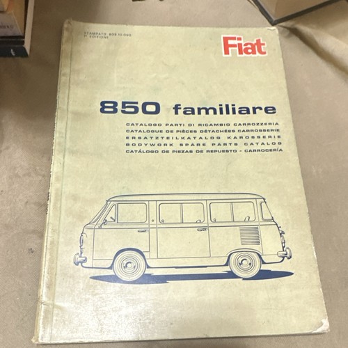 Fiat 850 familiare catalogo - 850,