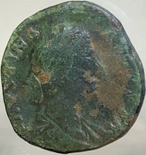 Grande moneta romana antica