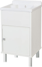 5003PKCAM Mini Lavatoio in Resina PVC Da Esterno/Interno, Con Mobile Portaoggett