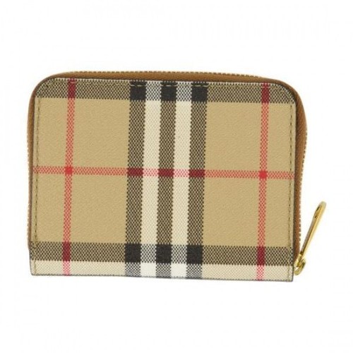 Burberry small check zip - small,