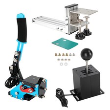 Freno a mano USB con clip a L e cambio 6+R H per Logitech G25 G27 G29 gioco di corse G