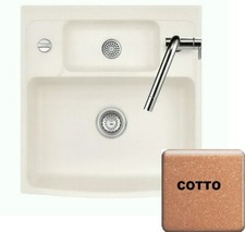 Systemceram KeraDomo Centra 60 COTTO 509302.28 pietra di risciacquo + ecc. e foratura. terracotta