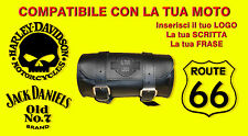 Barilotto Borsa x moto custom Harley Davidson jack daniels teschio skull Bobber 