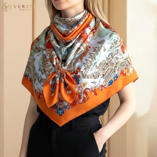 Rara sciarpa seta vintage - seta,