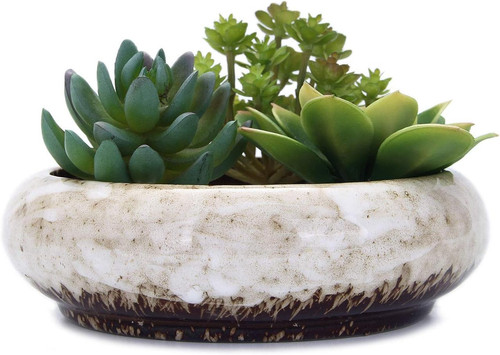 Vaso rotondo in ceramica - rotondo,