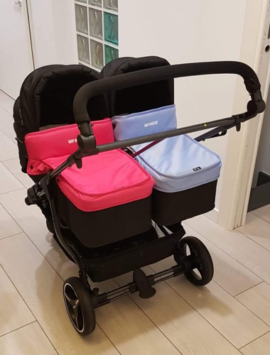 Trio passeggino gemellare - passeggino,