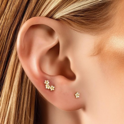Orecchini oro scintillante - , 3