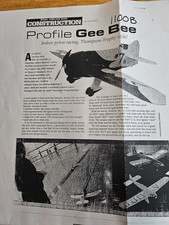 GEE BEE PLAN + ARTICOLO DA