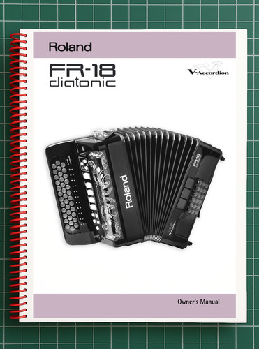 Roland manuale del - roland, fr-18
