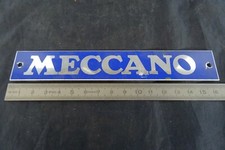 Meccano placca plaque sign