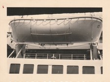 B4 - Foto Photo Fotografia Anni 60 - Nave Scialuppa di salvataggio