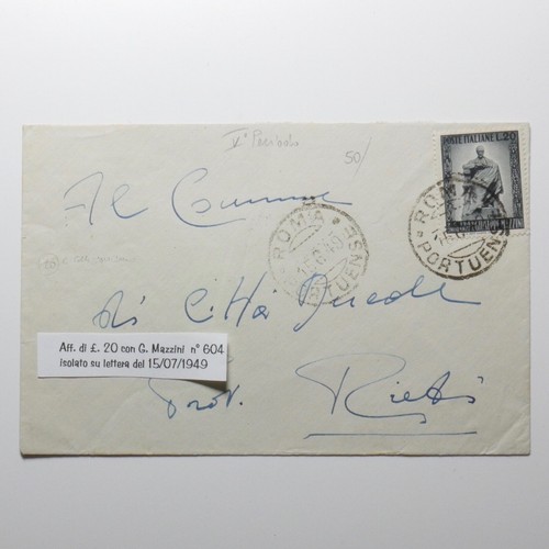 Lettera viaggiata - viaggiata, il