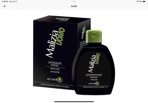 Malizia uomo vetyver - vetyver, sapone