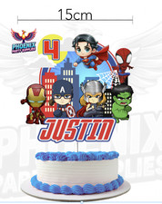 CAKE TOPPER AVENGERS
