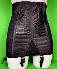 ? CORSETTO VINTAGE CLARIS GUAINA STECCATO NYLON REGGICALZE MODELLANTE SHAPEWEAR