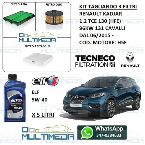 Kit tagliando filtri olio - kit,