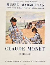 Claude Monet - Poster originale mostra - Museo Marmottan Parigi - Mourlot - 1971