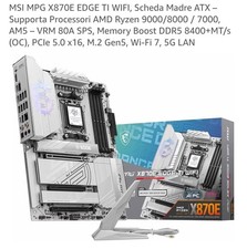 MPG X870E EDGE TI WIFI, Scheda