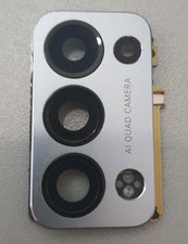 VETRO CAMERA + FRAME  INTERNO OPPO RENO6 PRO 5G ORIGINALE USATO  ARTIC BLUE