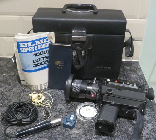 Fotocamera audio vintage elmo - fotocamera,