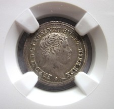 *Regno di Napoli, Ferdinando II(1830-1859) : 5 Grana 1844 periziato NGC qFDC/FDC