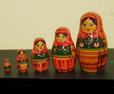 Matrioska 5 unità • Russa