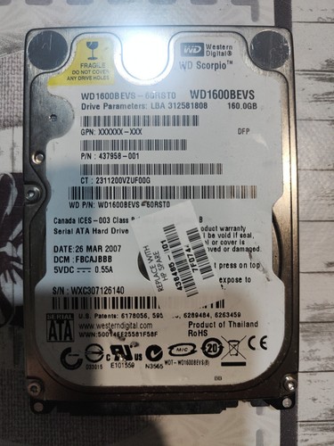 Hard disk sata 160 - hard,