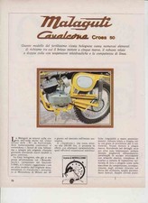 advertising TEST MOTO  MALAGUTI CAVALCONE CROSS 50 1971 MOTOITALIANE MOTOSPORT