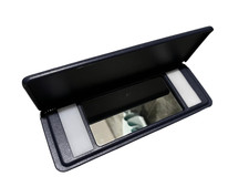 Specchio Per Trucco Tende Sole BLU Per Mercedes R129 + A124 Cabrio NUOVO