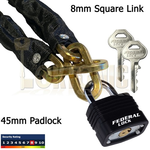 Catena quadrata 8mm sicurezza - quadrata,