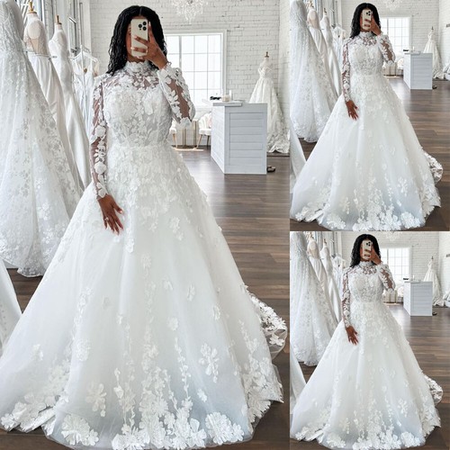 Abiti sposa collo alto - collo,