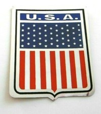Adesivo Souvenir USA Bandiera Americana Stars And Stripes Anni '80 Oldtimer