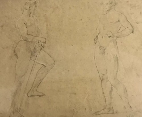 Antico disegno cornice - disegno,