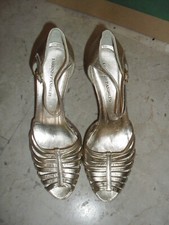 SANDALO LORENZO PANDOLFO n. 38 MADE IN ITALY  IN VERA PELLE COLORE MODA PERFETTI