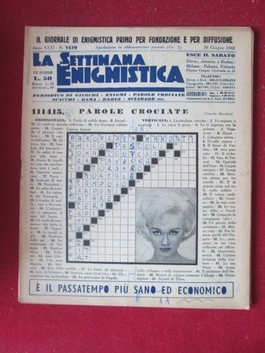 Settimana enigmistica 1579 - enigmistica,
