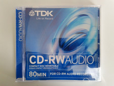 RARE TDK CD-RW 80 AUDIO* 80
