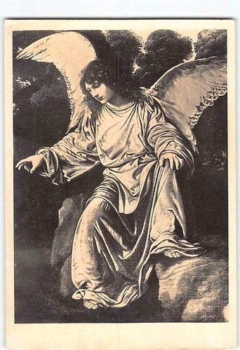 Cartolina tobias angelo di - l'angelo,