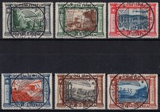 REGNO D'ITALIA 1933 POSTA AEREA CROCIERA ZEPPELIN 6 V. US.