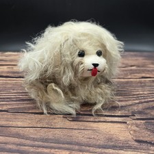 Angora Mohair Plush Dog