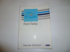 Libretto manuale d'istruzioni Ford Fiesta 1989