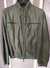 ETRO HOODED LEATHER BOMBER