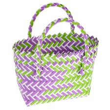  Cestino intrecciato con manico intrecciato intrecciato borse per la spesa