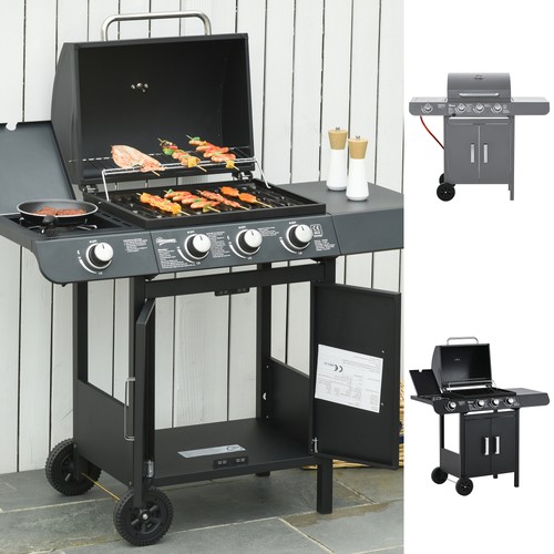 Barbecue gas grill 1 - gas, 3+1