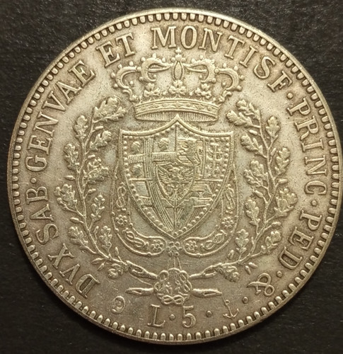 Regno sardegna lire - sardegna, 1827