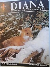 DIANA Rivista del Cacciatore n.3 15 feb 1967 Ermellino-Rapaci-Elefanti