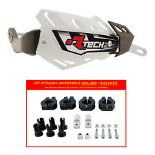 PARAMANI [RACETECH] FLX ALU BIANCHI + KIT MONTAGGIO - UNIVERSALI PER MOTO